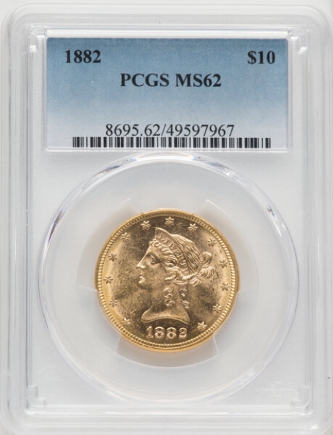 Picture of 1882 $10 Liberty Eagle MS62