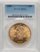 Picture of 1889 $20 Liberty Double Eagle MS63