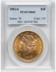 Picture of 1892S $20 Liberty Double Eagle MS63