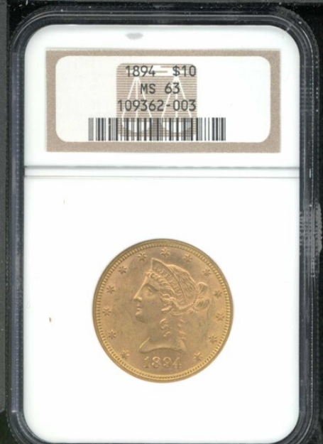 Picture of 1894 $10 Liberty Eagle MS63