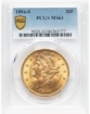 Picture of 1894S $20 Liberty Double Eagle MS63