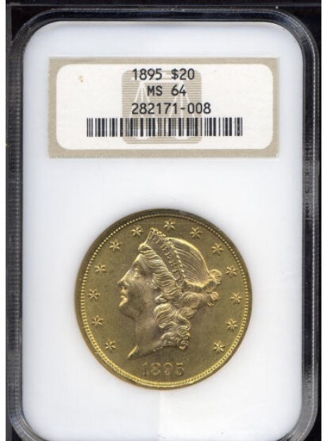 Picture of 1895 $20 Liberty Double Eagle MS64