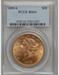 Picture of 1895S $20 Liberty Double Eagle MS64