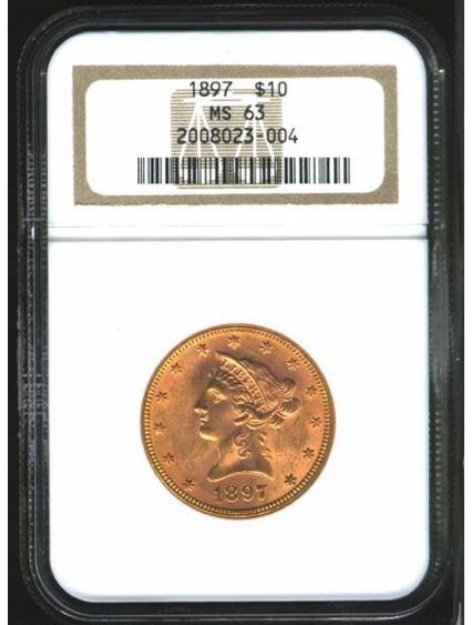 Picture of 1897 $10 Liberty Eagle MS63