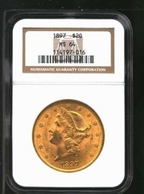 Picture of 1897 $20 Liberty Double Eagle MS64