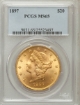 Picture of 1897 $20 Liberty Double Eagle MS65