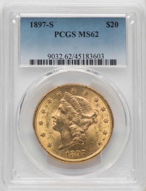 Picture of 1897S $20 Liberty Double Eagle MS62