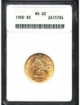 Picture of 1900 $5 Liberty Half Eagle MS62