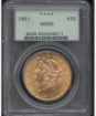 Picture of 1901 $20 Liberty Double Eagle MS63