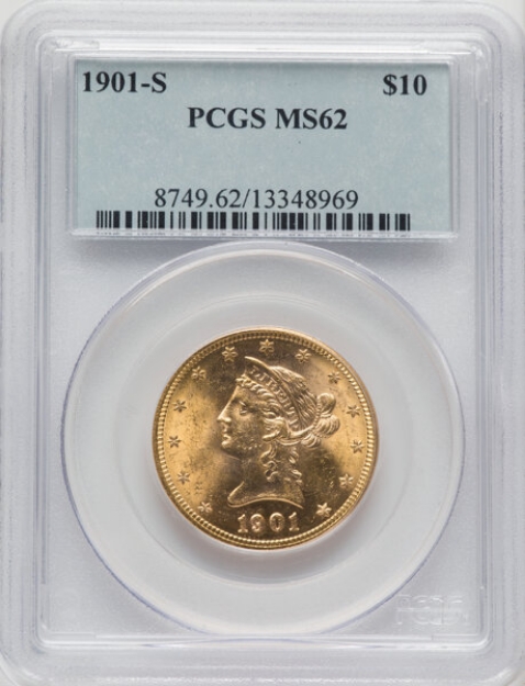 Picture of 1901S $10 Liberty Eagle MS62
