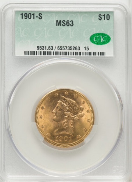 Picture of 1901S $10 Liberty Eagle MS63