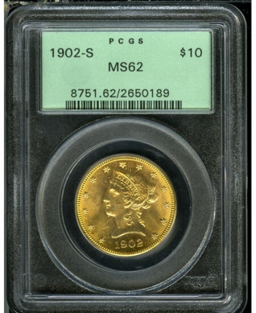 Picture of 1902S $10 Liberty Eagle MS62