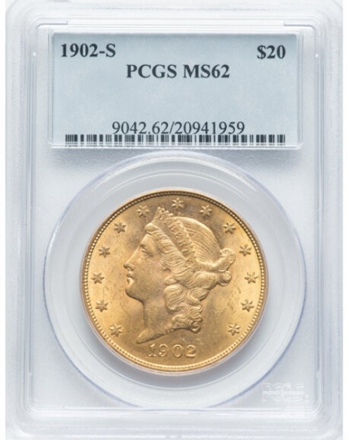 Picture of 1902S $20 Liberty Double Eagle MS62
