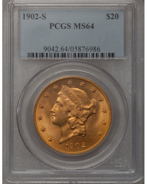 Picture of 1902S $20 Liberty Double Eagle MS64