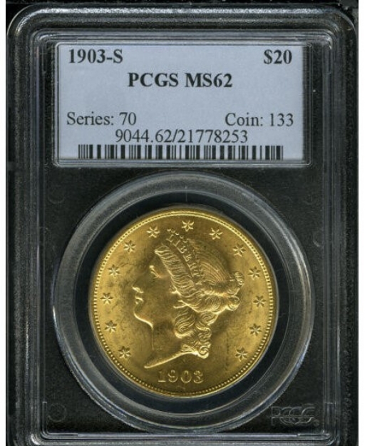 Picture of 1903S $20 Liberty Double Eagle MS62