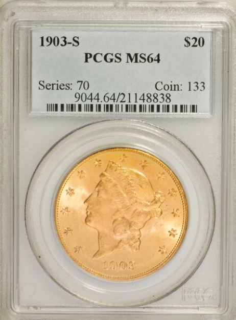 Picture of 1903S $20 Liberty Double Eagle MS64