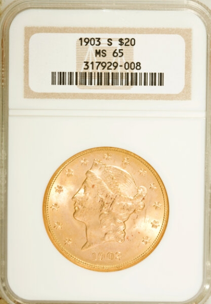 Picture of 1903S $20 Liberty Double Eagle MS65