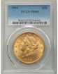 Picture of 1906 $20 Liberty Double Eagle MS63