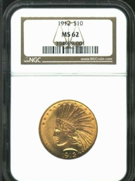 Picture of Common Date $10 Indian Head Eagle MS62