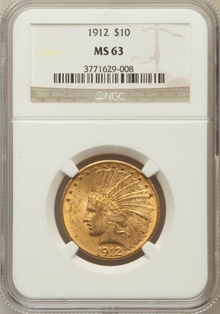 Picture of Common Date $10 Indian Head Eagle MS63