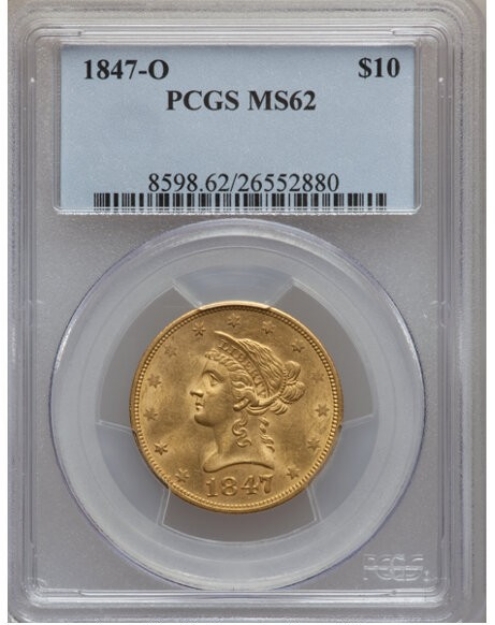 Picture of Common Date $10 Liberty Eagle MS62