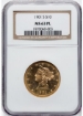 Picture of Common Date $10 Liberty Eagle MS63