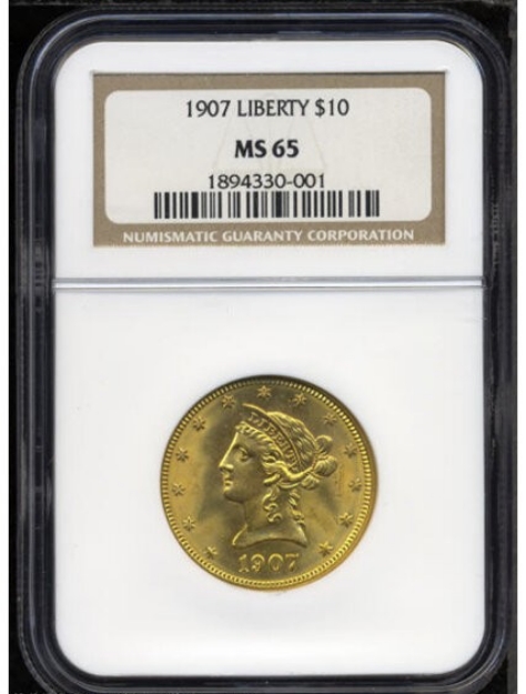 Picture of Common Date $10 Liberty Eagle MS65