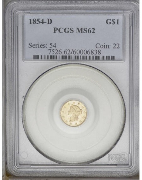 Picture of Common Date $1 Type 1 MS62