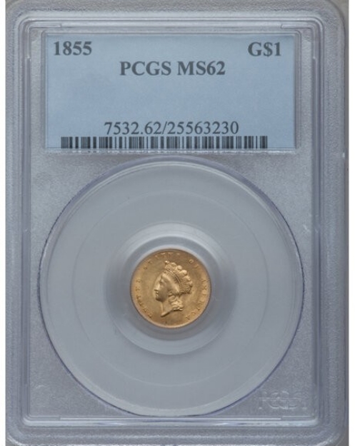 Picture of Common Date $1 Type 3 MS62