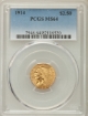 Picture of Common Date $2.5 Indian Head Quarter Eagle MS64