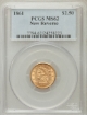Picture of Common Date $2.5 Liberty Quarter Eagle MS62