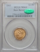 Picture of Common Date $2.5 Liberty Quarter Eagle MS64