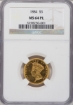 Picture of Common Date $3 Gold MS64