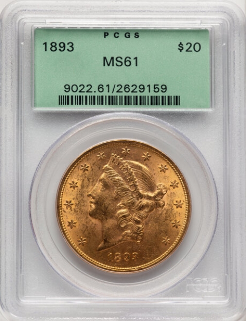 Picture of Common Date $20 Liberty Double Eagle MS61