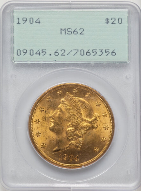 Picture of Common Date $20 Liberty Double Eagle MS62