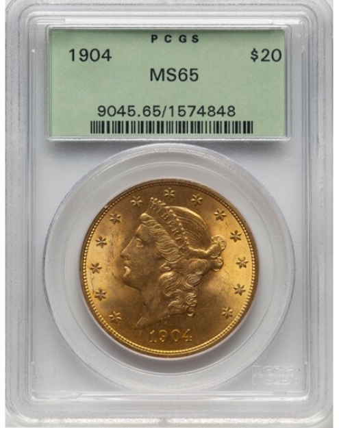 Picture of Common Date $20 Liberty Double Eagle MS65
