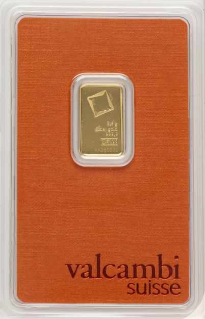 Picture of 2.5 Gram Gold Bar (With Assay)