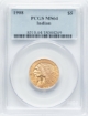 1908 $5 Indian Half Eagle MS64 1