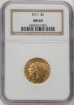1911 $5 Indian Half Eagle MS63 1