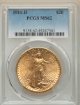1911D $20 St. Gaudens Double Eagle MS62 1