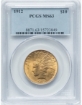 1912 $10 Indian Eagle MS63 1