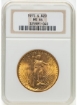 1915S $20 St. Gaudens Double Eagle MS64 1