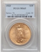 1923D $20 St. Gaudens Double Eagle MS65 1