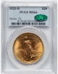 1923D $20 St. Gaudens Double Eagle MS66 1
