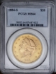 1884-S $20 Liberty Double Eagle MS64 1