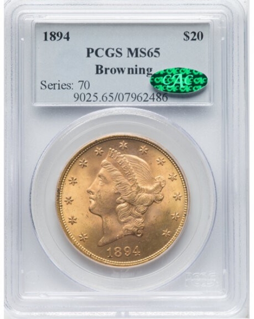 1894 $20 Liberty Double Eagle MS65 1