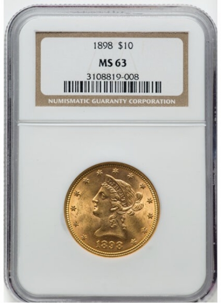 1898 $10 Liberty Eagle MS63 1