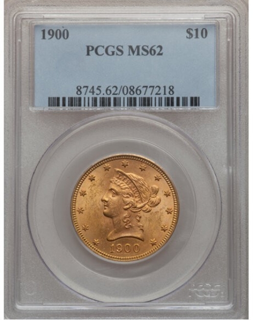 1900 $10 Liberty Eagle MS62 1