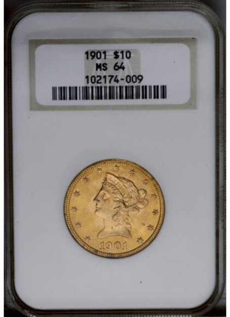 1901 $10 Liberty Eagle MS64 1