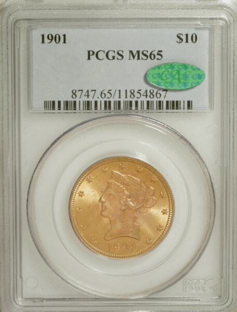 1901 $10 Liberty Eagle MS65 1